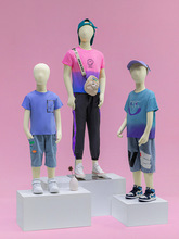 童裝店軟體兒童模特道具全身假人模特架嬰兒男女小孩服裝店展示架