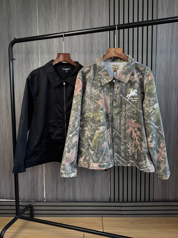 High-Quality Goods! Heavy-Duty Hot Item! Men's Spring Workwear Loose-Fitting Jungle Hunting Lapel Jacket