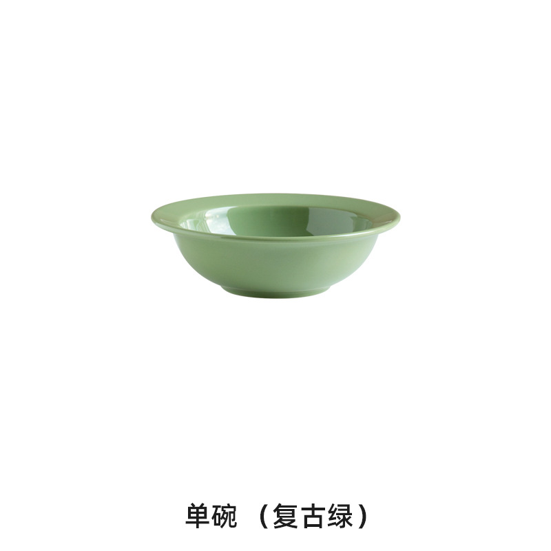 En stock al por mayor de cerámica merienda fruta yogur cereal helado tazón ensalada postre tazón salón Mesa café entrada almacenamiento