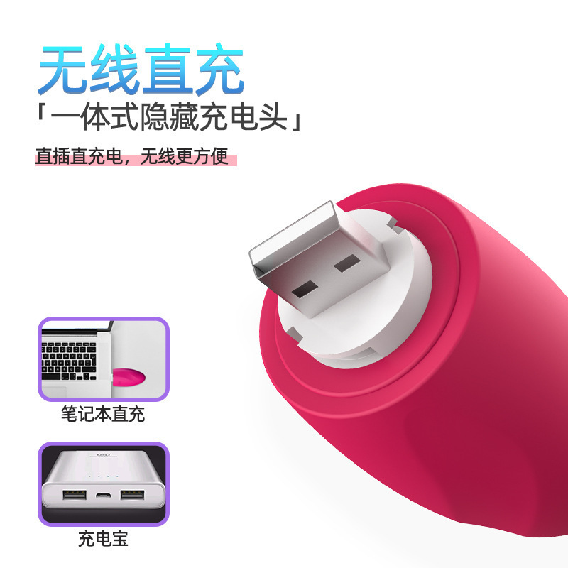 Lale, huevo inalámbrico, huevo de silicona, inversor de frecuencia, vibración fuerte, carga USB, huevo de salto, masturbador femenino, sexo al por mayor.