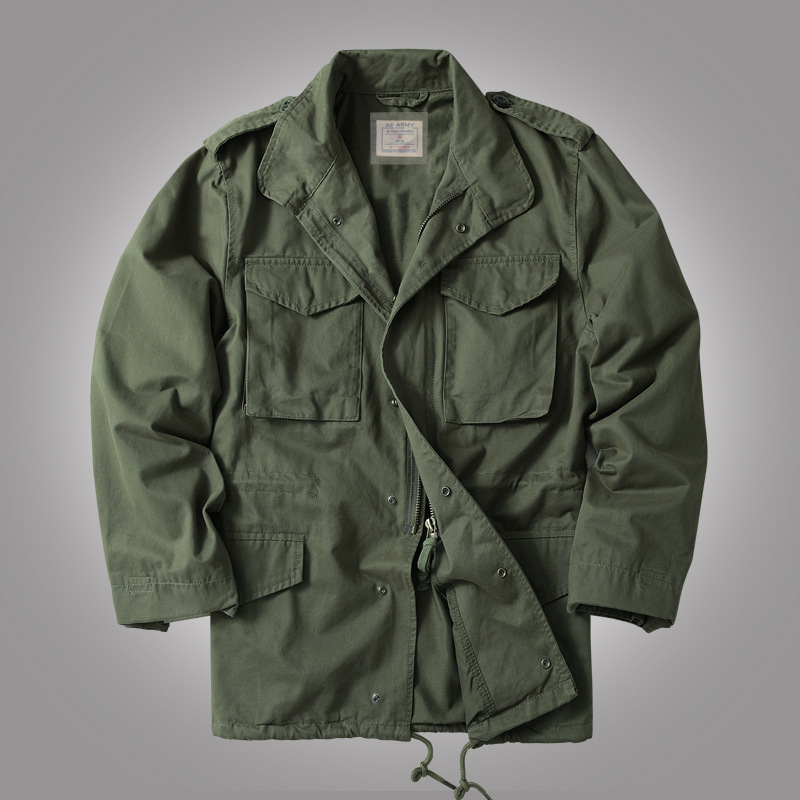 Rambo M65 Field Jacket Windbreaker American Retro World War Ii Og107 Military Green Work Jacket for Men M65-1 Rambo M65 Field Jacket Windbreaker American Retro World War Ii Og107 Military Green Work Jacket for Men M65-1
