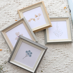 北歐正方形洗照片做成相框擺台6寸8寸擺桌樹脂相冊框相架像架批發