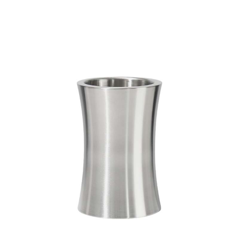 Cubo de hielo de acero inoxidable, doble capa, portátil, ideal para cerveza, vino y champán