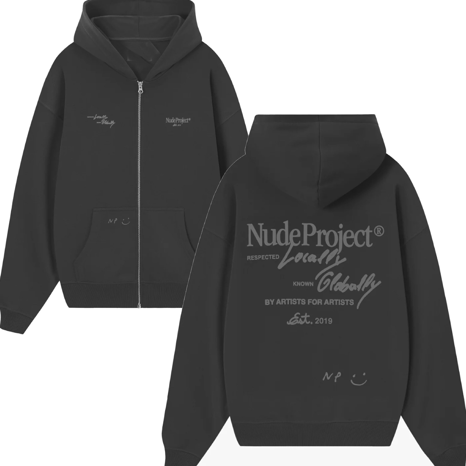 Nude Project Jacket Fleece Black