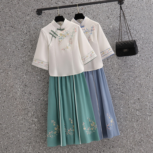 Chinese dresses retro cheongsam qipao dress for women girls china ancient folk costumes national wind improved embroider tang suit for female