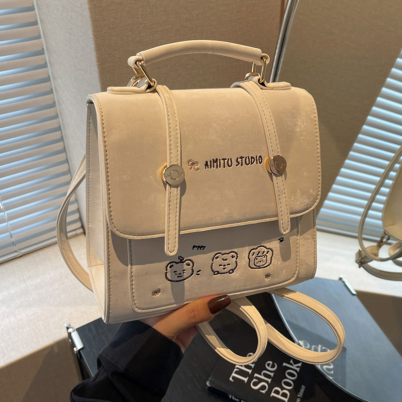 Women's Printed Handbag Versatile Casual Shoulder Bag Backpack_voghion.com