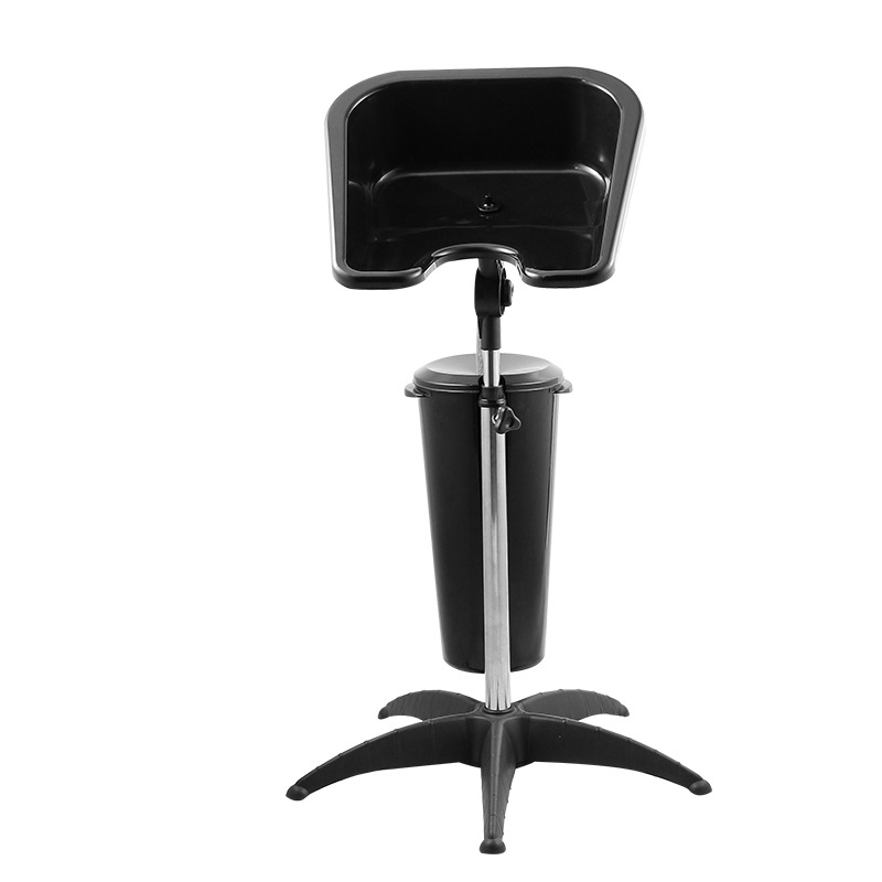 lavabo móvil transfronterizo vertical salón de peluquería elevación ajustable conveniente salón de lavado lavabo barbería fábrica directa