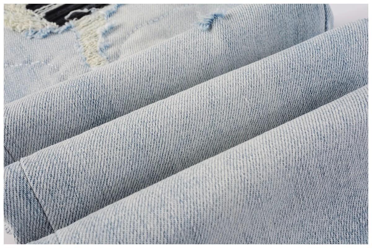 Hip Hop Trendy Ripped Skinny Jeans American Street Style Popular In Europe And America Perfect For A Niche Market Look 2026 Men's Denim_mkmklike.com