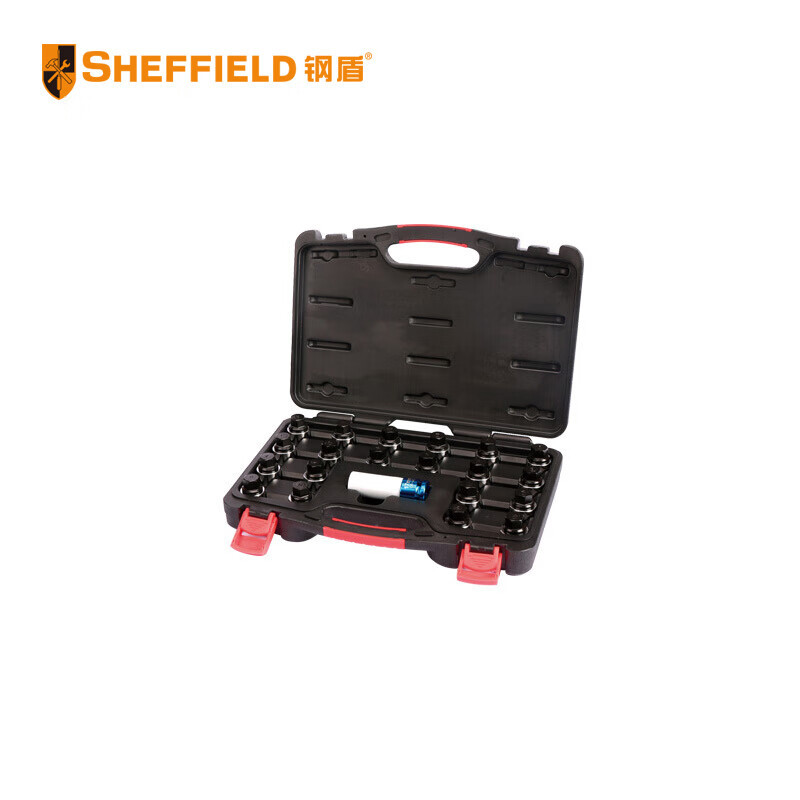 钢盾 SHEFFIELD S113056 奥迪系防盗螺丝套筒组套21PC