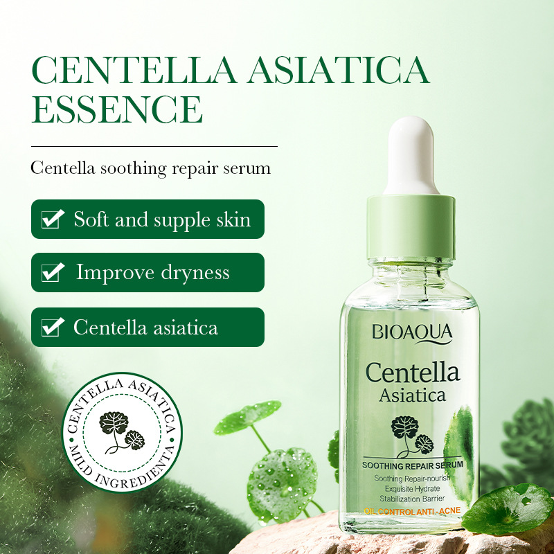 BIOAOUA All English Centella Original Solution Soothing essence Moisturizing and Firming_voghion.com