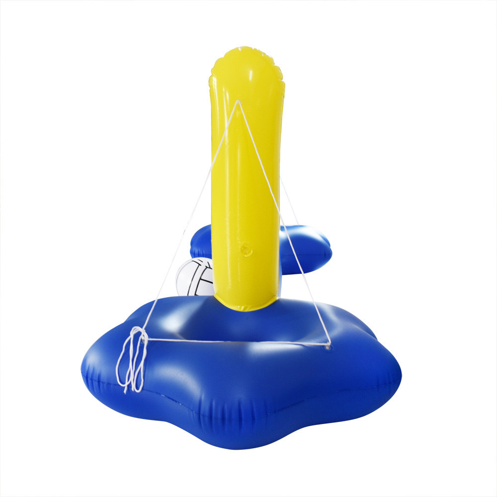 Fabricantes de pvc inflables rack de voleibol adultos niños rack de voleibol acuático rack de baloncesto juguetes de agua