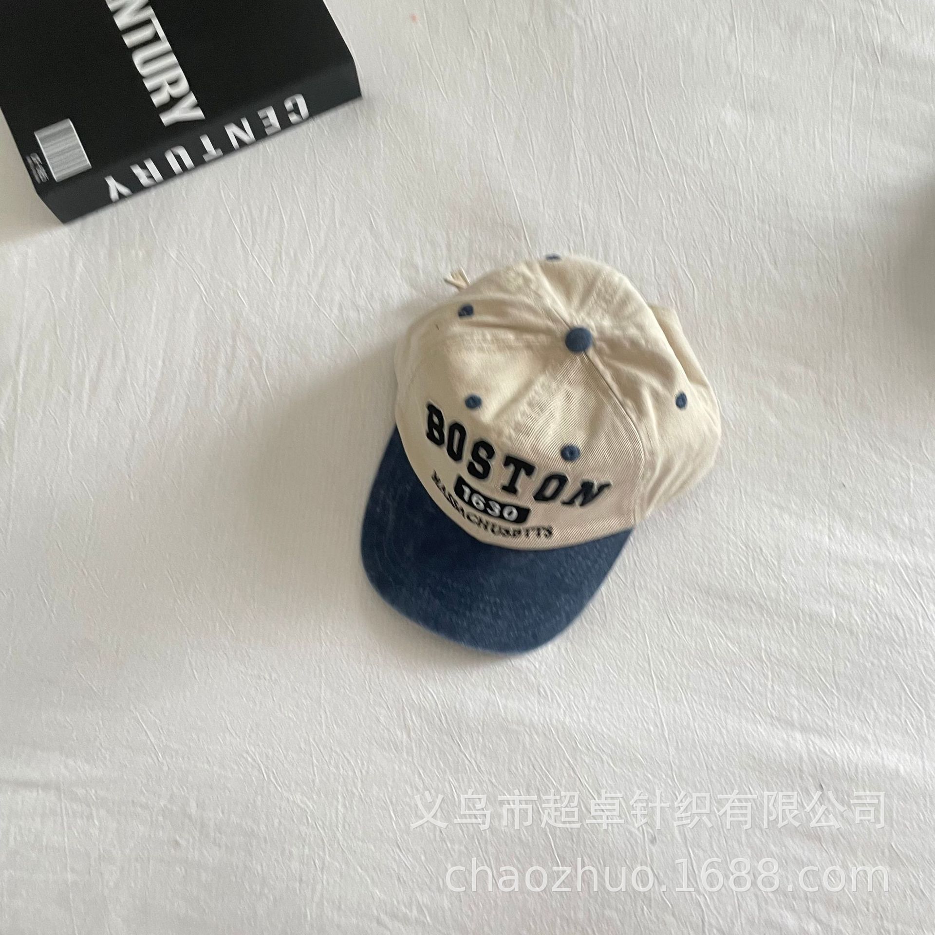 Calidad otoño nuevos niños de algodón lavado carta color a juego grandes gorra béisbol