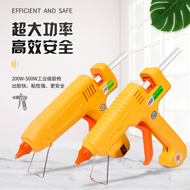 Selling Anti scald Hot melt glue gun Copper mouth Bracket 200W-500W Electric melting gun Hot glue gun Plug in high temperature Glue gun