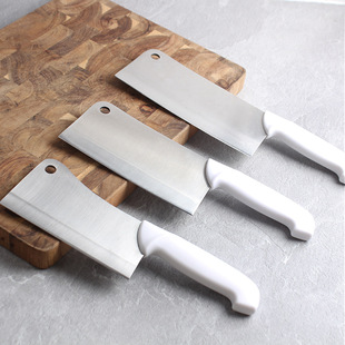 Yangjiang Plastic Handle Bone Chopping Knife Stainless Steel Kitchen Bone Chopping Knife Wholesale Foreign Trade Cross-Border Hot Sale