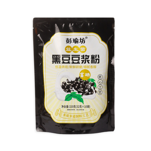 Independent packaging selenium-rich breakfast soy milk powder, probiotic black bean dietary meal replacement powder, lazy drink breakfast powder, wholesale