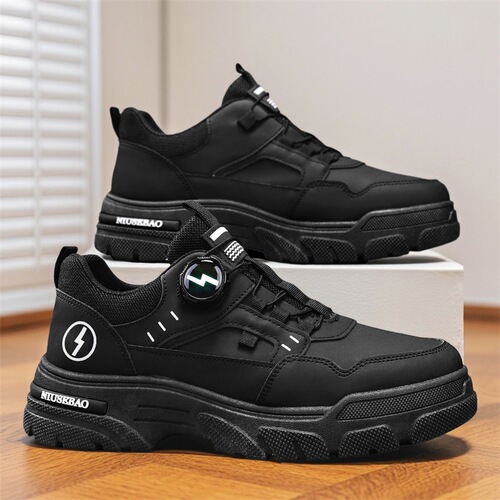 New Autumn Men's Work Boots Classic Matchable Men's Casual Shoes Teenage Durable Matchable Men's Shoes