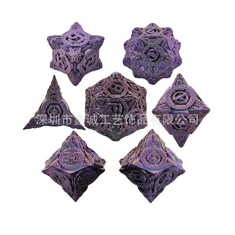 Настольная игра, металлические кубики, набор, косплей