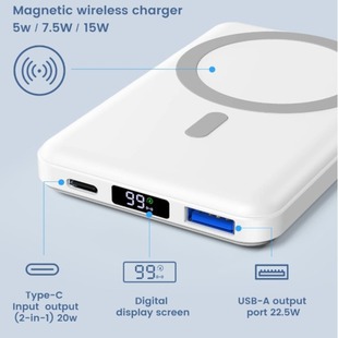 Lightweight portable wireless mobile power magnetic wireless charger wireless charging compatible equipment manufacturers