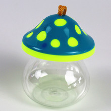 儿童卡通手提鱼缸塑料迷你鱼瓶中小型爬宠宠物饲养盒透明乌龟缸