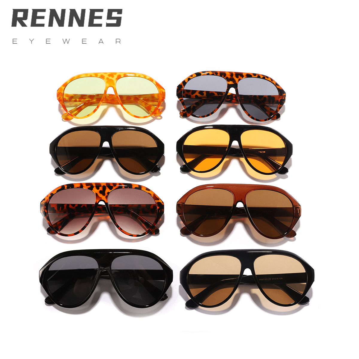 La cara grande es delgada y la tendencia del espejo de sapo, sombrilla personalizada, gafas de sol a prueba de rayos UV, fiesta de fiesta, gafas de moda