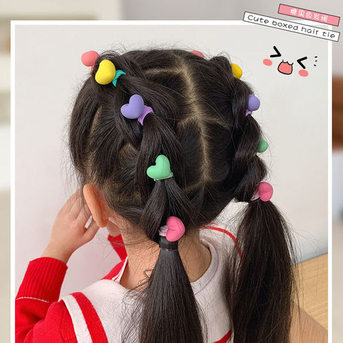 Baby Hairband for Girls Children Hair Ties No Damage to Hair Good Elasticity Girls Hair Ties Hair Circles Head Accessories for Girls Hair Accessories