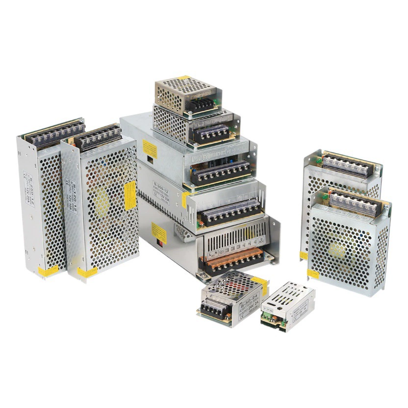 Импульсный источник питания постоянного тока от 220 В до 5 В, 12 В, 24 В, светодиодный мониторинг, трансформатор 5a10a20A, 400 Вт, источник питания для световой ленты