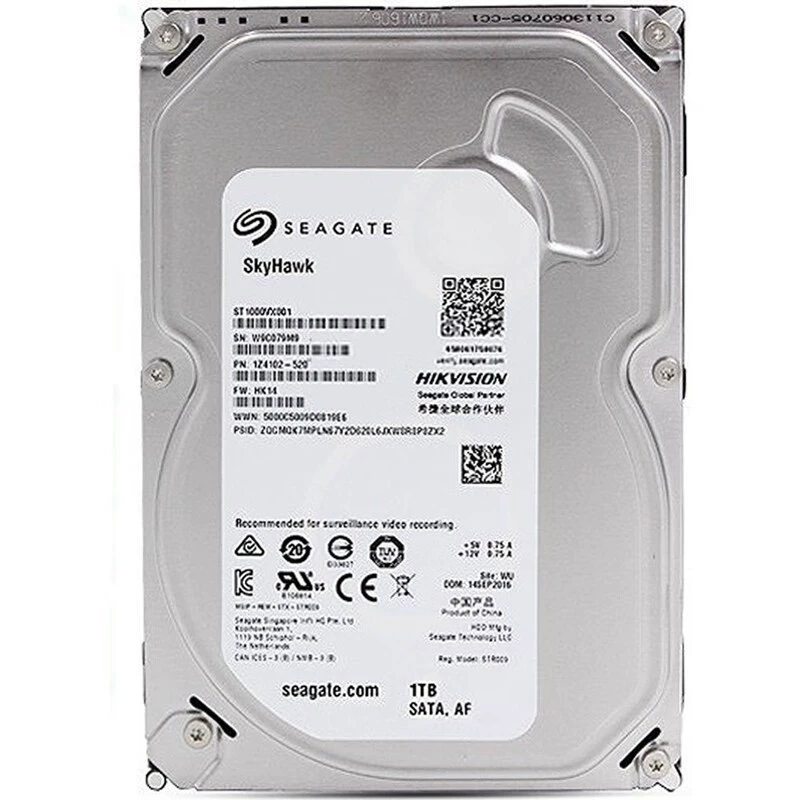 HIKVISION Cool Eagle surveillance жесткий диск 3,5" SATA 1TB ST1000VX