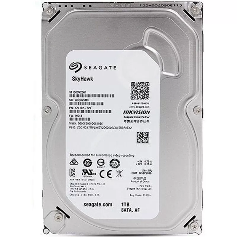 HIKVISION Cool Eagle surveillance жесткий диск 3,5" SATA 1TB ST1000VX
