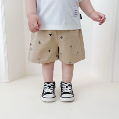 Ins男児カジュアルパンツ夏の新型外着女の子のゆるい薄いズボンの子供綿潮