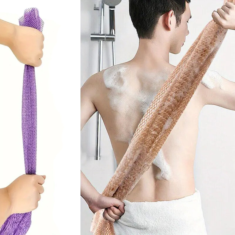 nylon long mesh bath towel africa rubbing the back without asking for help fabulous showering tool bath mud back rub bath towel