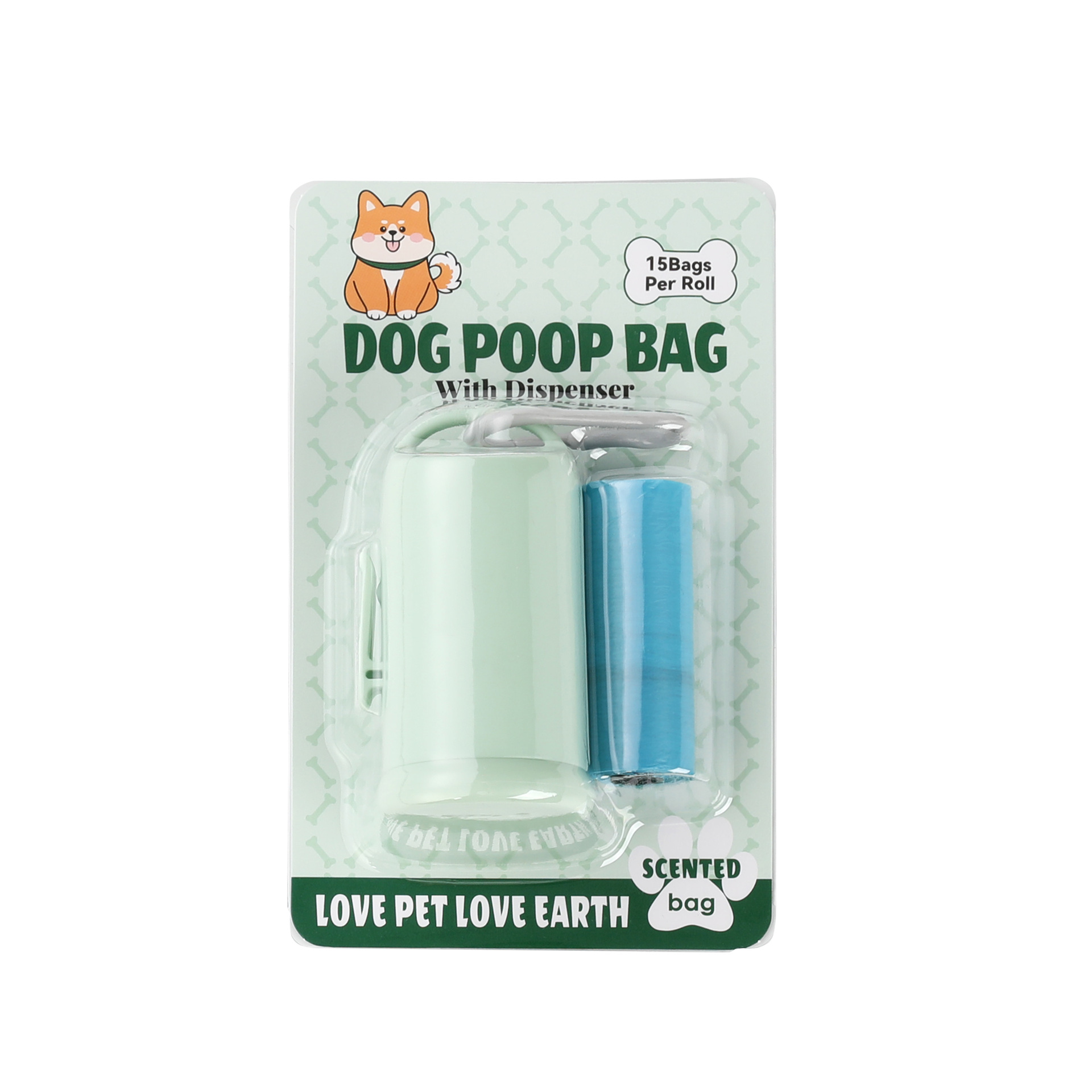 Shangchao colgando mierda recogiendo bolsa gato mierda bolsa de basura bolsa de caca perro recoger bolsa de basura para mascotas distribuidor