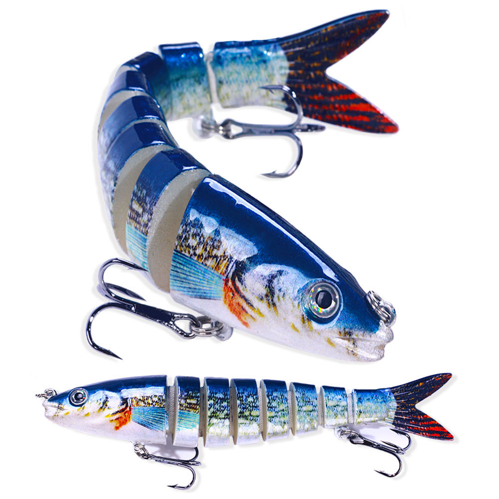 Nuevo Luya cebo multi-Sección de pescado 16 colores 13cm 18g biónico multi-Sección de cebo duro Comercio exterior Luya pesca cebo falso