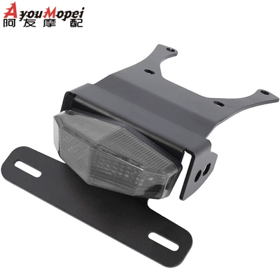 alloy short tail license plate frame – License plate holder/license plate holder - black-no-logo