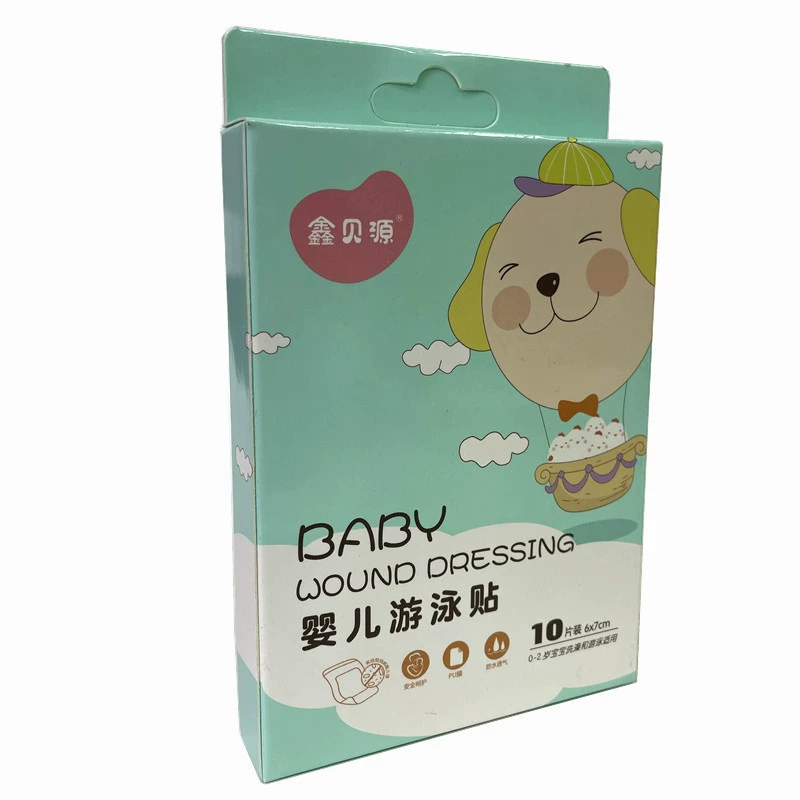 Водонепроницаемые дышащие stickers для детей с пупком для плавания, 10 шт