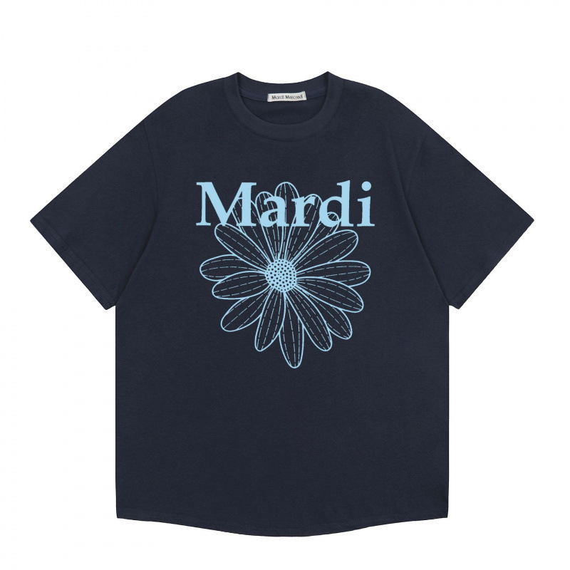 【カウンター品質】韓国マルディトレンドブランド半袖Tシャツリトルデイジードーマンプリントラウンドネックピュアコットンクロスボーダー|undefined