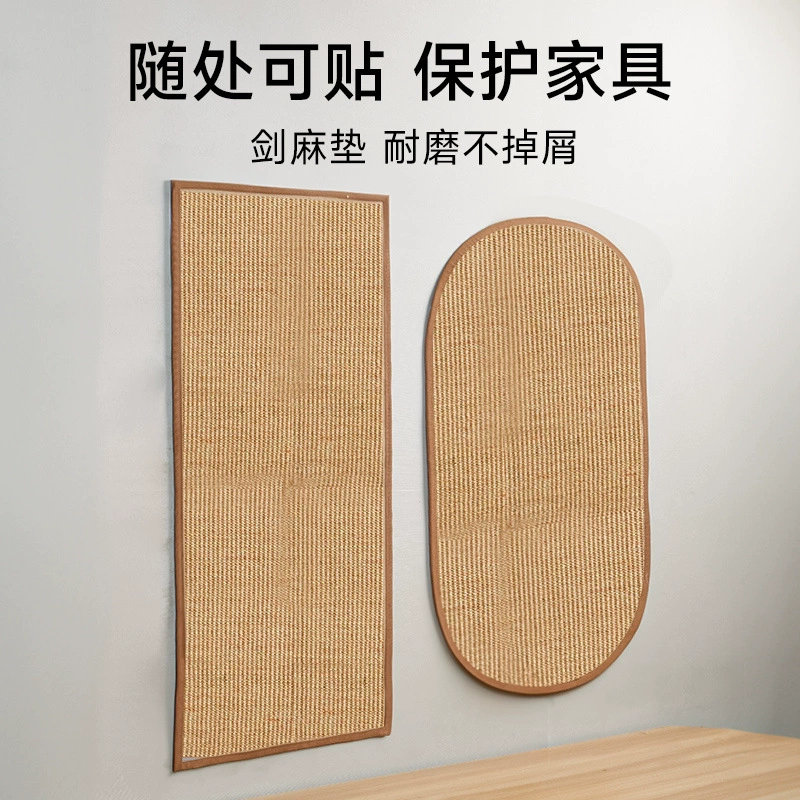 Коврик из сизаля, кошачья доска для когтей, которую можно повесить на стену в любом месте, износостойкая, не линяет, устойчива к царапинам, вертикальная игрушка для кошек, доска для кошачьих когтей.