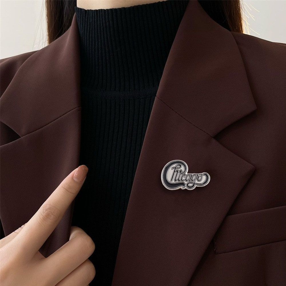 Chicago Choir Logo Enamel Brooch Rock Classic Band Lapel Pin Fan Gift Badge Accessories