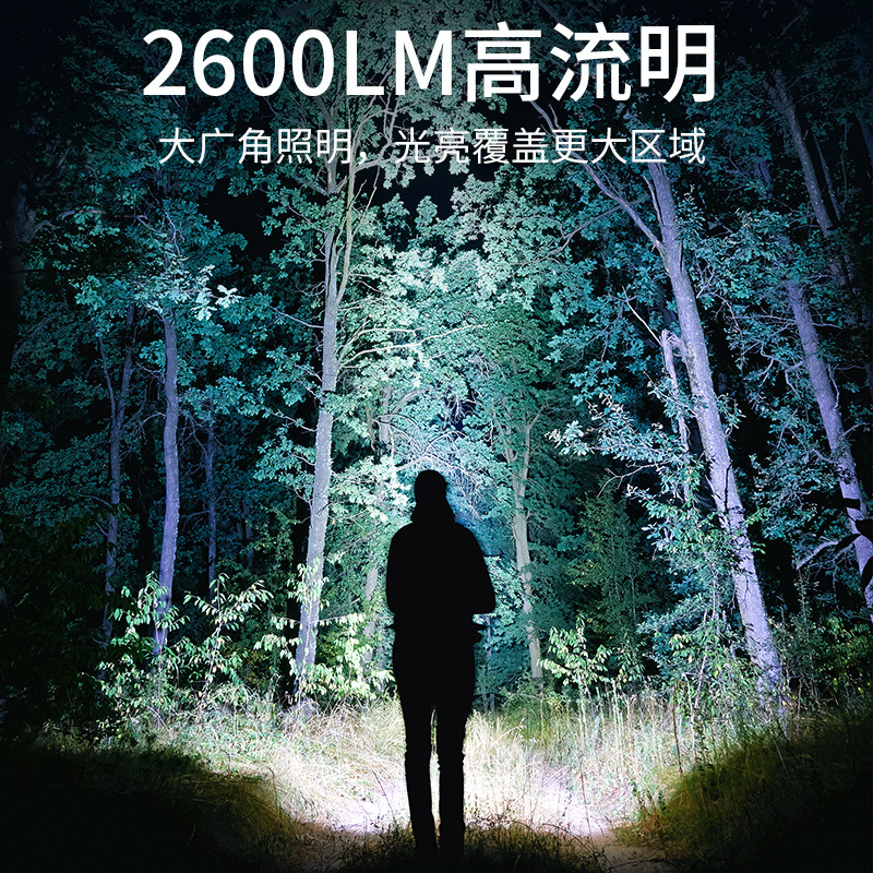 Shenhuo aleación de aluminio recargable linterna LED al aire libre casa noche jinete eléctrico Y12