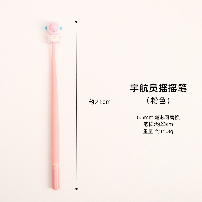 Pandas de silicona suave bolígrafo neutro personalizado bolígrafo de dibujos animados bolígrafo de agua aprendiendo papelería regalos al por mayor