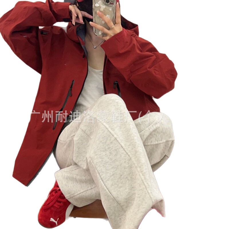 纯原鸟家同款SV7 防风防水三层压胶硬壳冲锋衣男女户外登山运动服|undefined