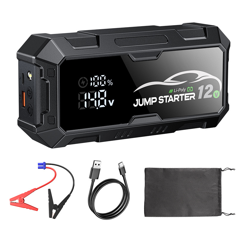 12V Car Emergency Starting Power Supply 1000A Large Capacity Jump Starter with Lighting Function Car Battery Emergency Power Supply