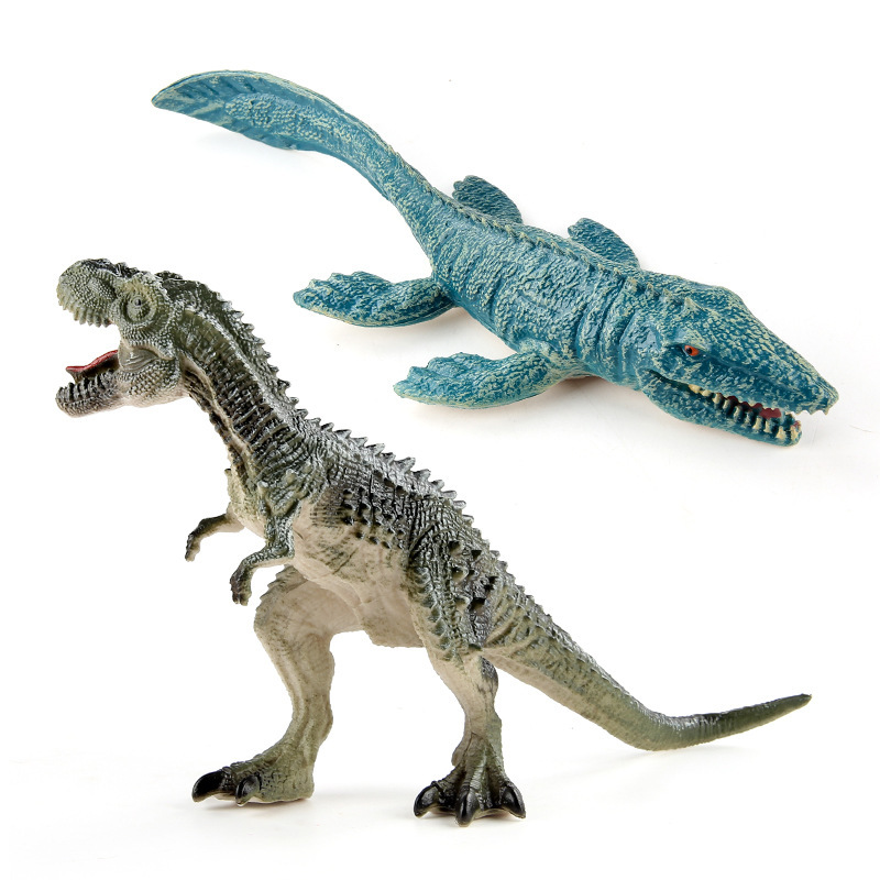 Simulación dinosaurio animal ornamentos una variedad de modelo de dinosaurio hueco triángulo dragón espada dragón doble corona dragón canglong bolsa adornos
