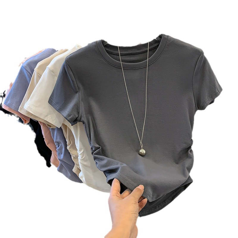 LYX design unique and unique short-sleeved T-shirt for women pure…