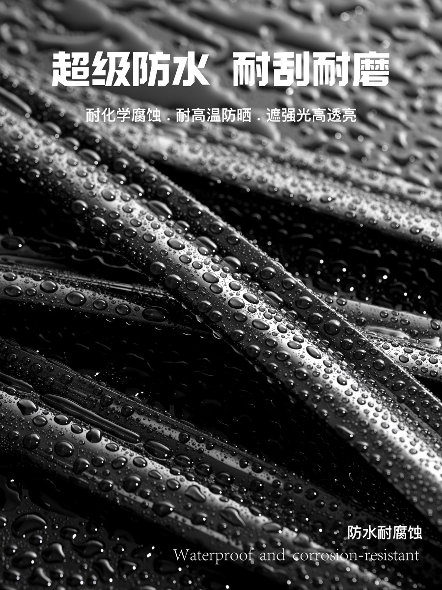 Suitable for Tesla Model Y/3 Window Rain Eyebrow Rain Shield Black Technology Modification Accessories Automotive Supplies Rain Shield