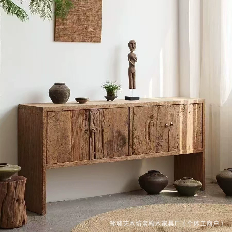 Новый китайский стиль дома гостиная столовая шкаф ретро