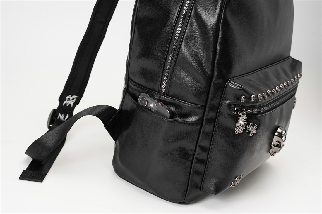 Zaino 2023 Zaino da esterno di grande capacità alla moda dei nuovi uomini Personalizzato Fantasma Testa Studente universitario Zaino Borsa per computer personalizzata_voghion.com