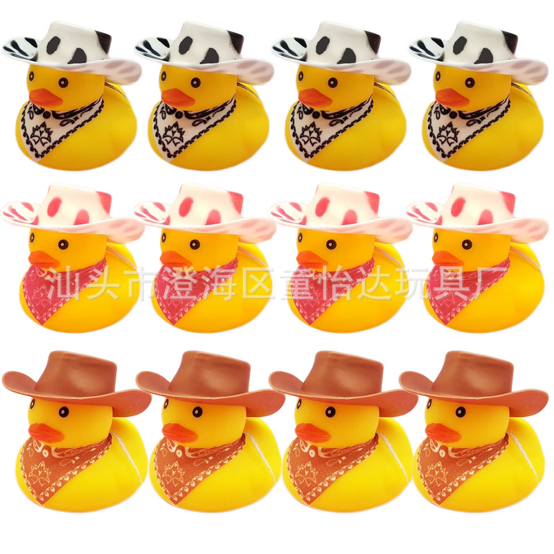 Especial transfronterizo para accesorios de decoración de pato de mezclilla mini bufanda cuadrada bufanda de triángulo pequeñas gafas de sol sombrero de paja de verano accesorios hechos a mano