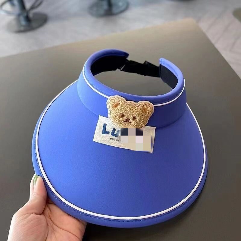 子供用充電式ファンハット夏空のトップサンハットベビー屋外日焼け止め帽子幼稚園活動ギフト|undefined
