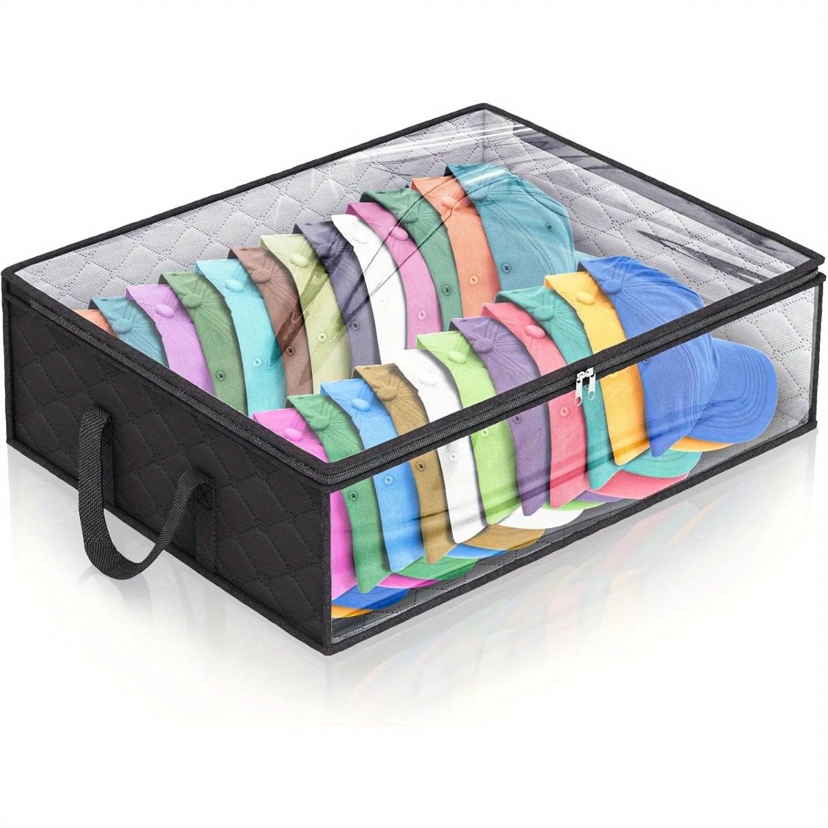 신발 및 모자 보관 가방 블랙 1팩