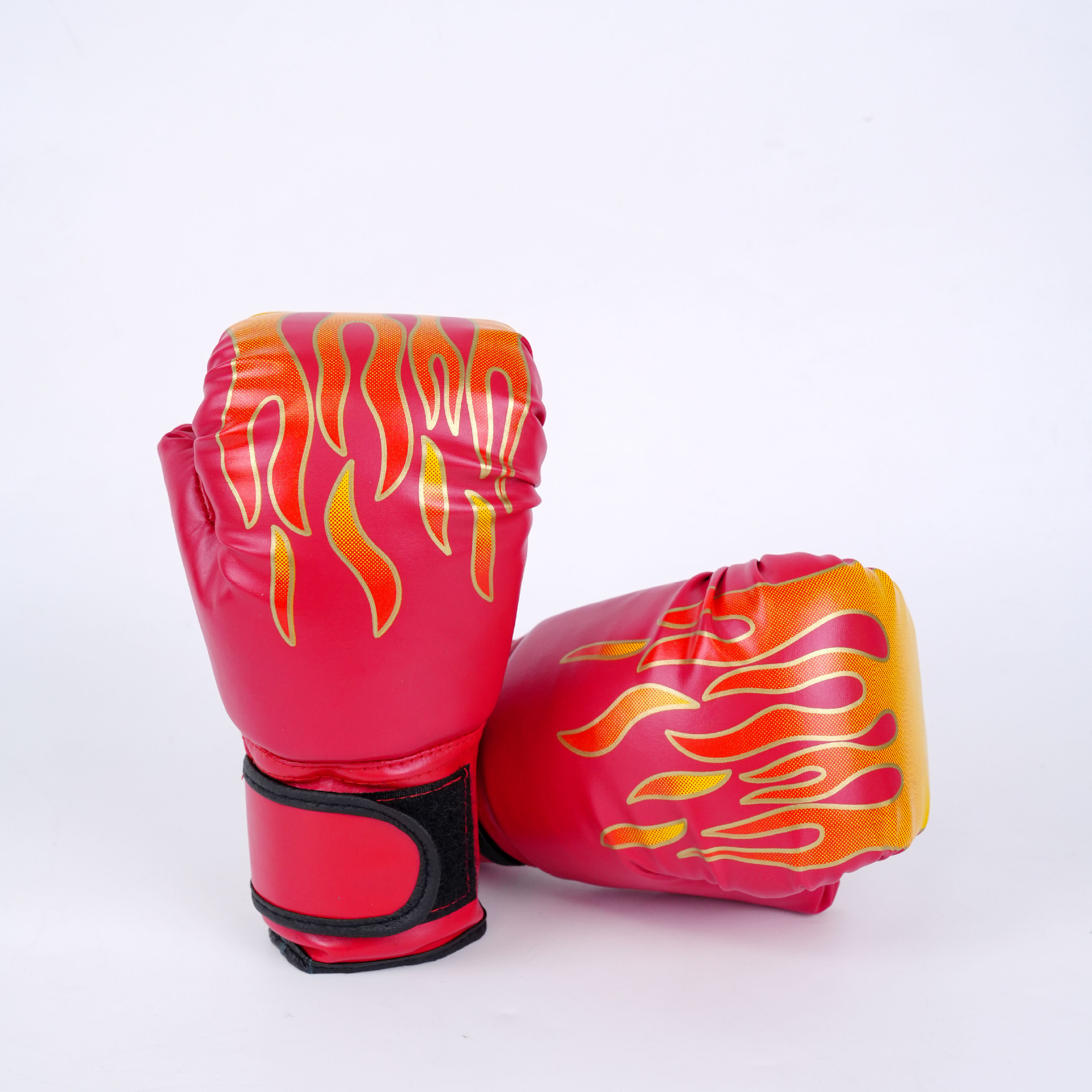 ボクシングの手袋の虎の爪の半分の指の拳は子供の成人をかぶせて放散して訓練します。